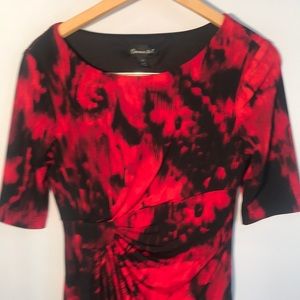 connected apparel Dresses - Connected apparel red and black 3/4 sleeve dress connected apparel Dresses - Connected apparel red and black 3/4 sleeve dress